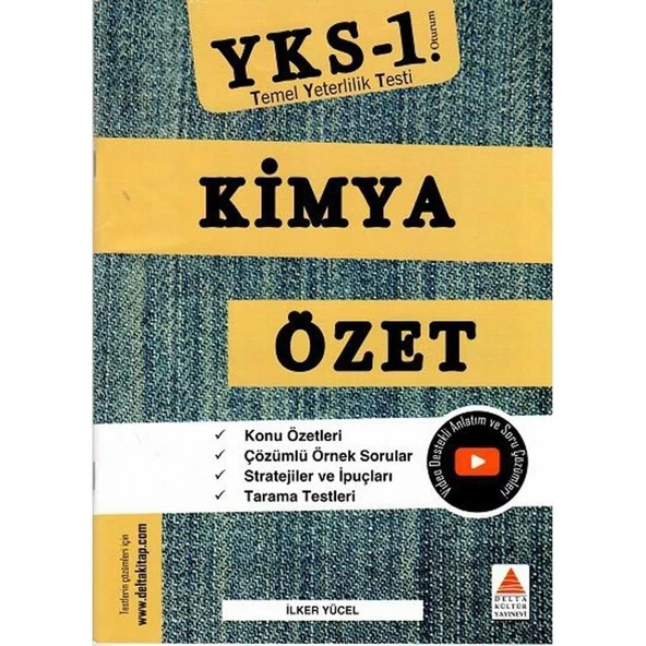 Delta Kültür YKS 1. Oturum Kimya Özet (TYT) - 1