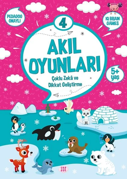 Akıl Oyunları 4 (5+ Yaş) - Çoklu Zeka ve Dikkat Geliştirme ürün görseli