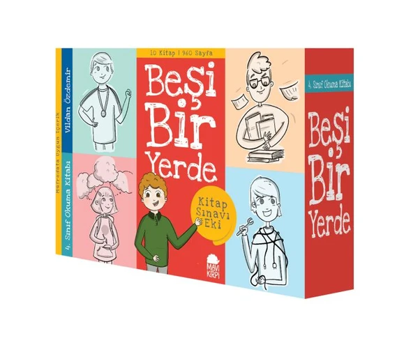 Beşi Bir Yerde - 4. Sınıf Seti - 10 Kitap ürün görseli