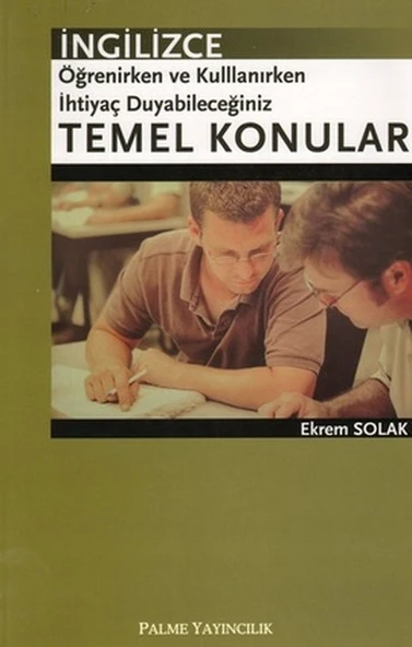 İngilizce Öğrenirken ve Kullanırken İhtiyaç Duyabileceğiniz Temel Konular ürün görseli