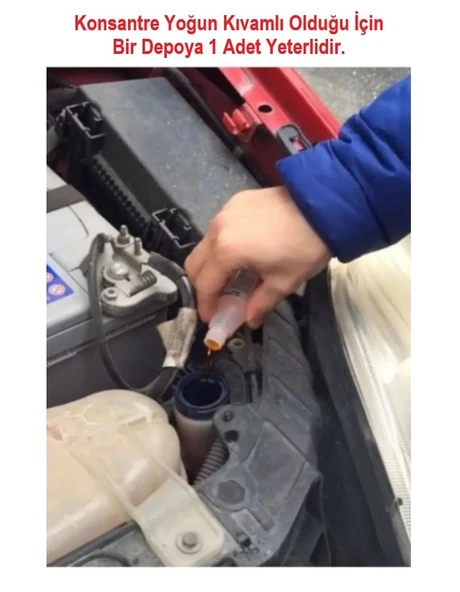 OTO MOTTO Cam Suyu Şampuanı Konsantre Cam Temizleme Sabunu Kokulu 32 ml 25 Adet - Resim 3