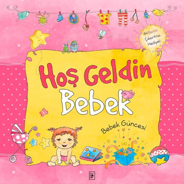 Hoş Geldin Bebek - Bebeğin Güncesi Pembe (Ciltli) ürün görseli