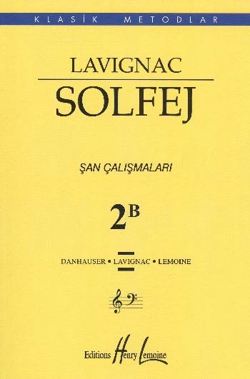 Lavignac Solfej 2B Şan Çalışmaları ürün görseli