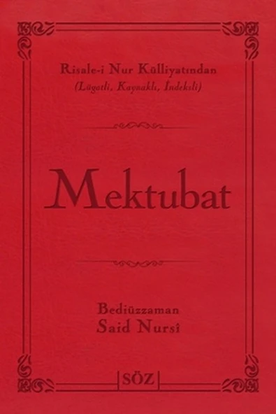 Mektubat (Büyük Boy - İki Renk) ürün görseli