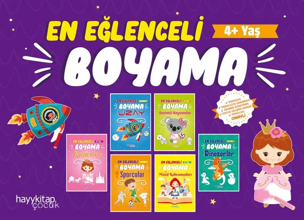 En Eğlenceli Boyama 6’lı Set ürün görseli