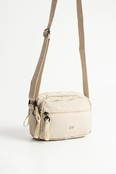 Kadın Postacı Çanta 24*16 Cm Hafif Poliamid Su İtici Yumuşak Kumaş Çapraz Askılı Omuz Çantası - Resim 7