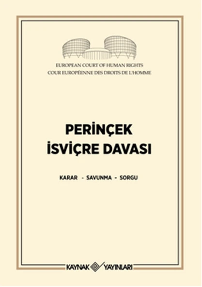 Perinçek İsviçre Davası  Karar - Savunma - Sorgu ürün görseli