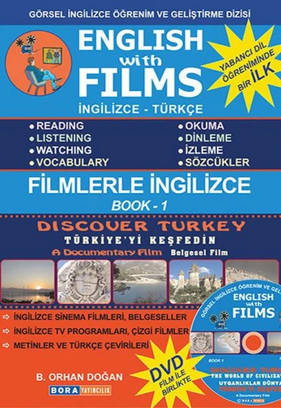 English with Films Book 1 (DVD'li) ürün görseli