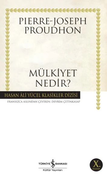 Mülkiyet Nedir - Hasan Ali Yücel Klasikleri ürün görseli
