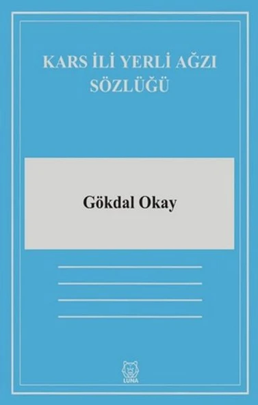 Kars İli Yerli Ağzı Sözlüğü ürün görseli