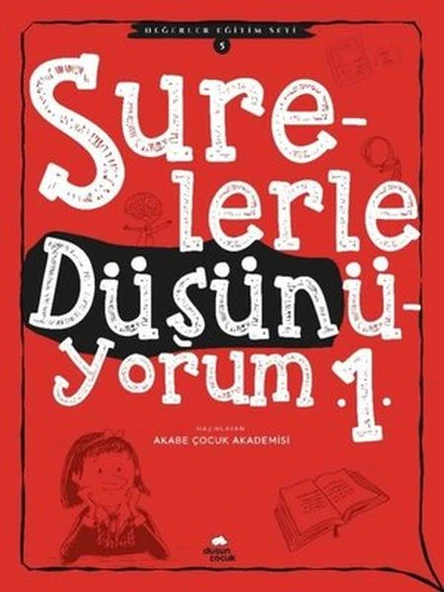 Surelerle Düşünüyorum 1 - Değerler Eğitimi Seti 5 ürün görseli
