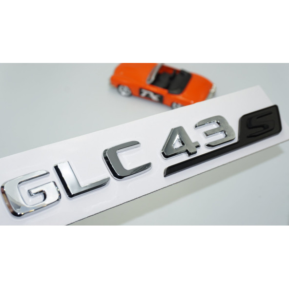 DK Tuning GLC 43S Bagaj Krom Siyah ABS Yazı Logo Benz İle Uyumlu