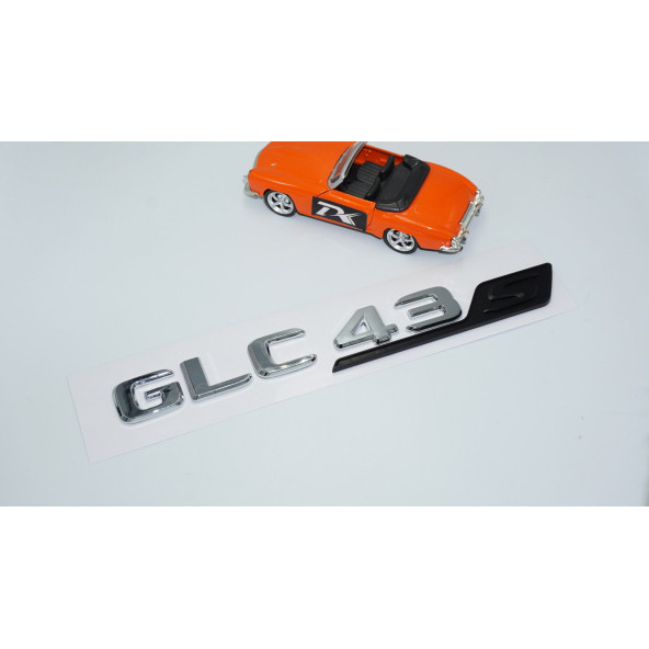 DK Tuning GLC 43S Bagaj Krom Siyah ABS Yazı Logo Benz İle Uyumlu - 2