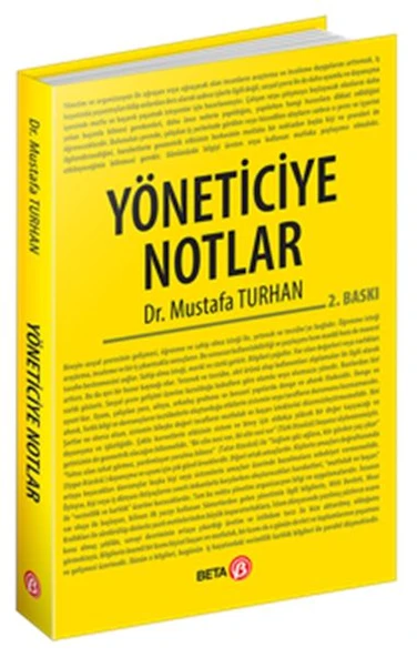 Yöneticiye Notlar ürün görseli