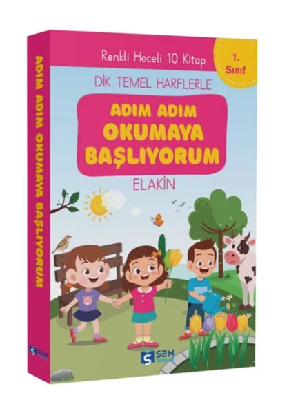 Adım Adım Okumaya Başlıyorum İlk Okuma Kitapları  Set  (10 Kitap) ürün görseli
