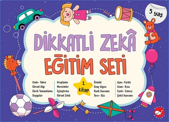 Dikkatli Zeka Eğitim Seti - 1. Kitap (5 Yaş) ürün görseli 1