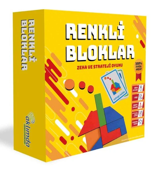 Renkli Bloklar (Ahşap) ürün görseli