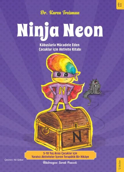 Ninja Neon Kâbuslarla Mücadele Eden Çocuklar için Aktivite Kitabı ürün görseli