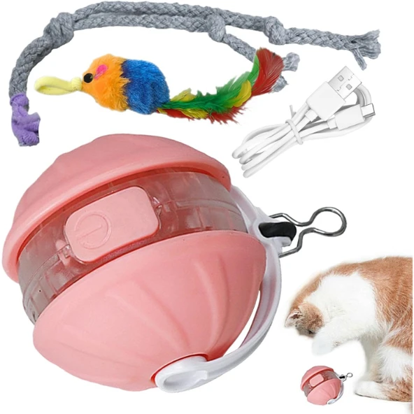 Şarjlı Hareketli Kedi Topu Oyuncak - 3