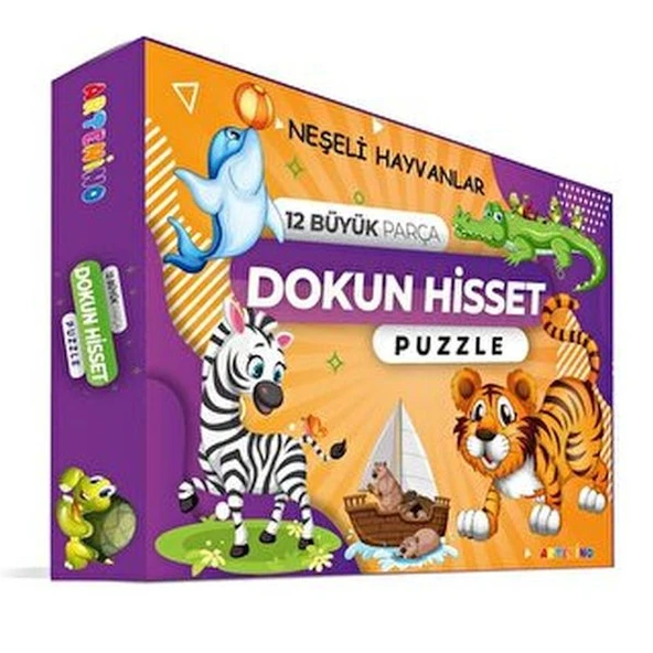 Neşeli Hayvanlar - Dokun Ve Hisset Puzzle ürün görseli
