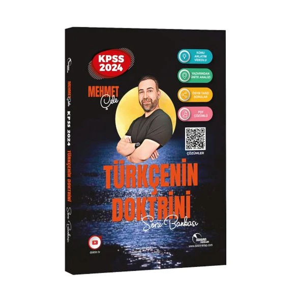 Doktrin Yayınları 2024 KPSS Türkçenin Doktrini Soru Bankası ürün görseli