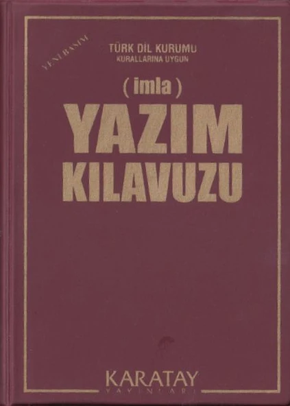Yazım Kılavuzu (İmla) - (Plastik Kapak) ürün görseli