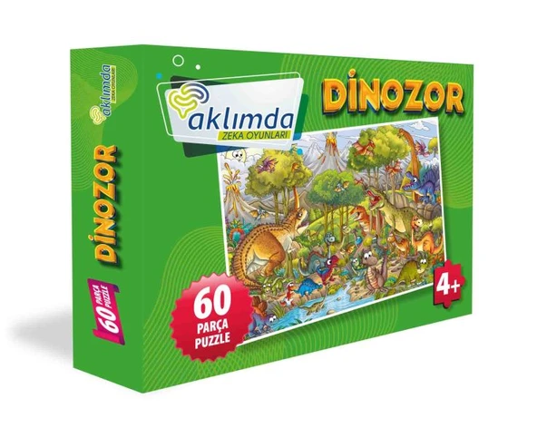 60 Parça Puzzle Dinozor ürün görseli