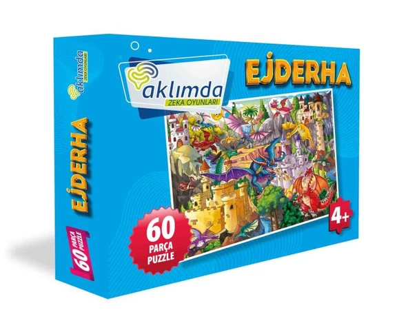 60 Parça Puzzle Ejderha ürün görseli