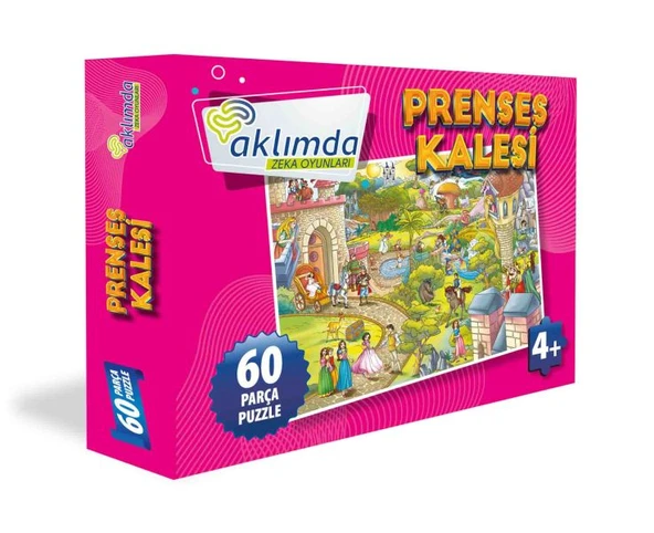 60 Parça Puzzle Prenses Kalesi ürün görseli