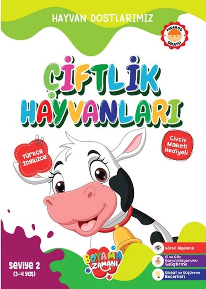 Hayvan Dostlarımız - Çiftlik Hayvanları Seviye 2  (3-4 Yaş) ürün görseli