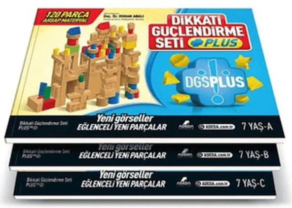Dikkati Güçlendirme Seti Plus 7 Yaş Kitap ürün görseli