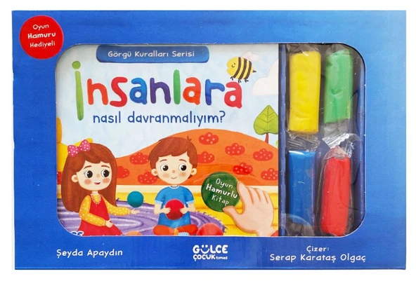 İnsanlara Nasıl Davranmalıyım - Görgü Kuralları Serisi - Oyun Hamurlu Kitap Seti ürün görseli