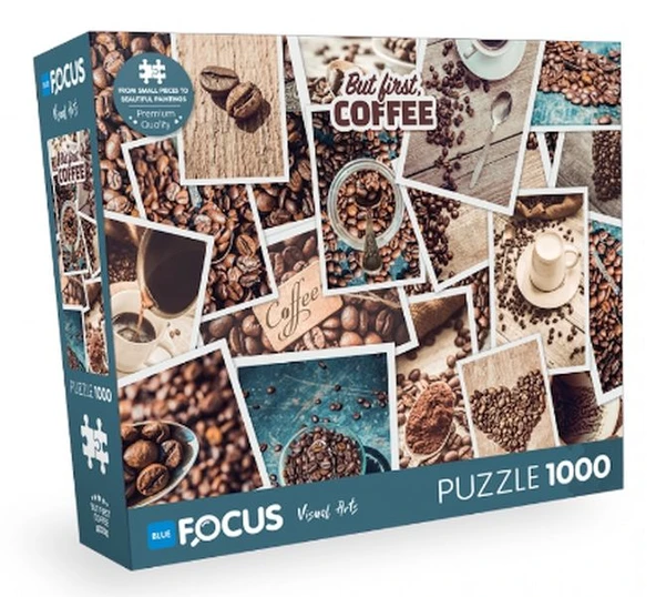 Blue Focus But Fırst Coffee - 1000 Parça ürün görseli