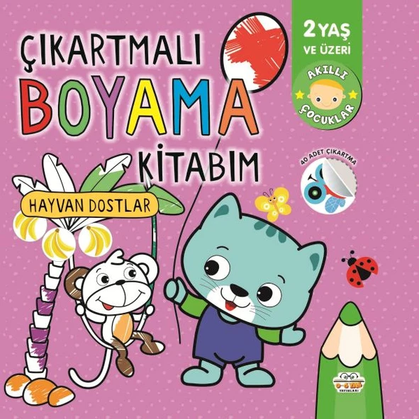 Çıkartmalı Boyama Kitabım Hayvan Dostlar ürün görseli