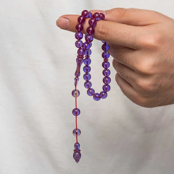 Sıkma Kehribar Tesbih - 2