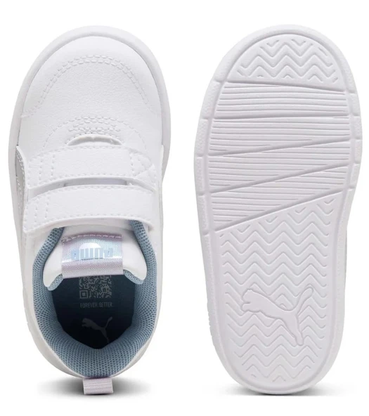 Puma Courtflex V3 SpaceBelle VInf 404346 Ortopedik Bebek Çocuk Spor Ayakkabı - Resim 6