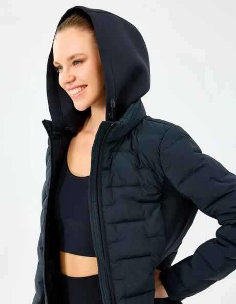 Skechers W Full Zip Jacket S242060 Kadın Mont - Resim 5