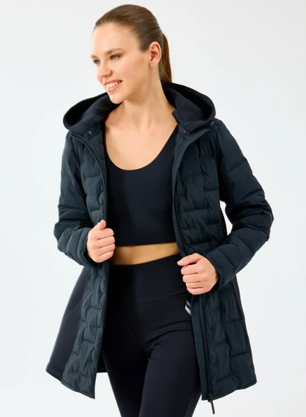 Skechers W Full Zip Jacket S242060 Kadın Mont - Resim 4