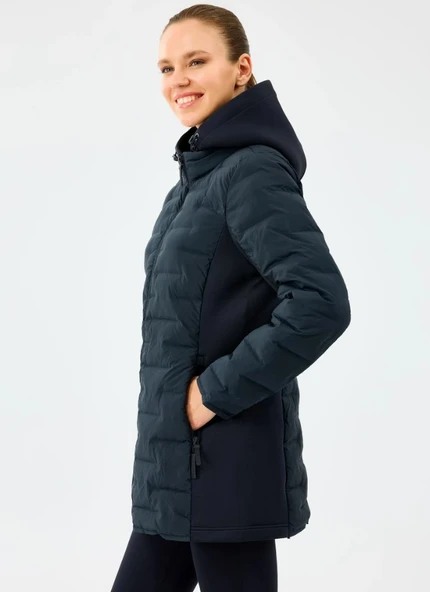 Skechers W Full Zip Jacket S242060 Kadın Mont - Resim 2