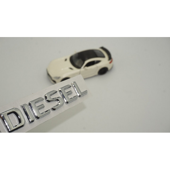 Benz Diesel Bagaj 3M 3D Krom ABS Yazı Logo Amblem