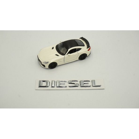 Benz Diesel Bagaj 3M 3D Krom ABS Yazı Logo Amblem - 2