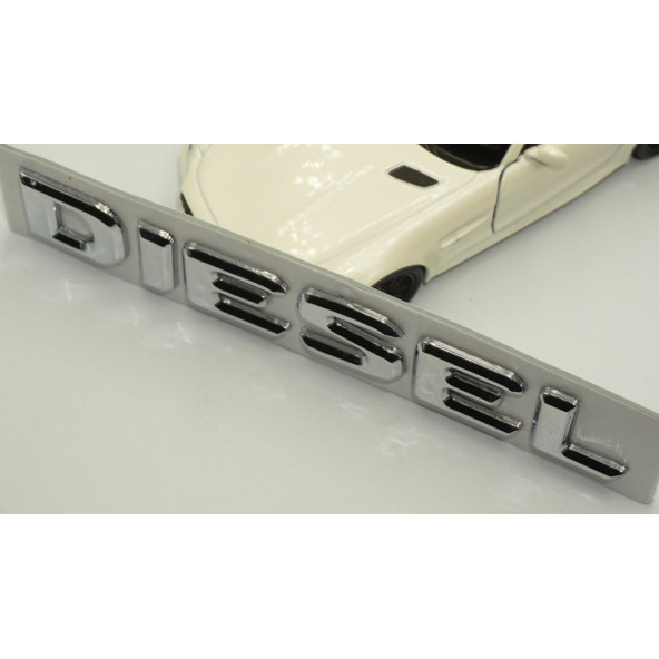 Benz Diesel Bagaj 3M 3D Krom ABS Yazı Logo Amblem - 5
