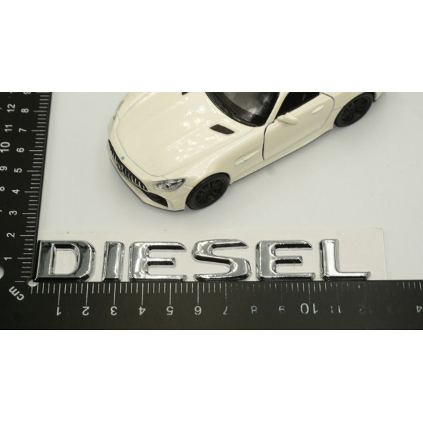 Benz Diesel Bagaj 3M 3D Krom ABS Yazı Logo Amblem - 6