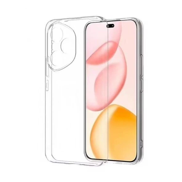 Gpack Honor 400 Pro uyumlu Kılıf Süper Silikon Kamera Korumalı Şeffaf - 1