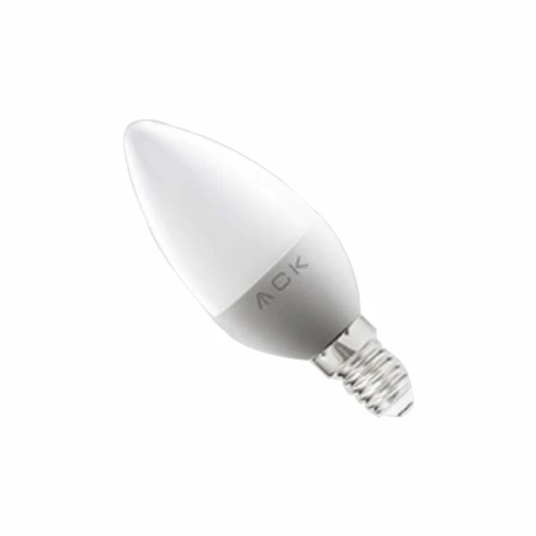 ACK 7W GÜNIŞIĞI SOFT MUM AMPUL E14 ürün görseli