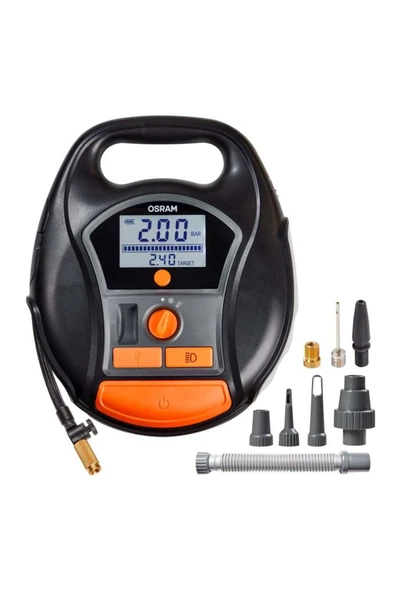Osram Tyreinflate 6000 Dijital Şarjlı Lastik Şişirme Kompresörü Hava Pompası - 2