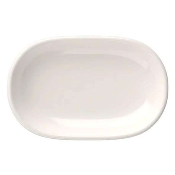 Tabak Evi Porselen Magnus Oval Kayık Tabak 23x15x3cm Tekli