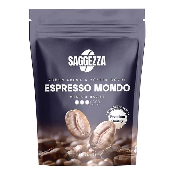 Saggezza Mondo Öğütülmüş Espresso Kahve 250 Gr