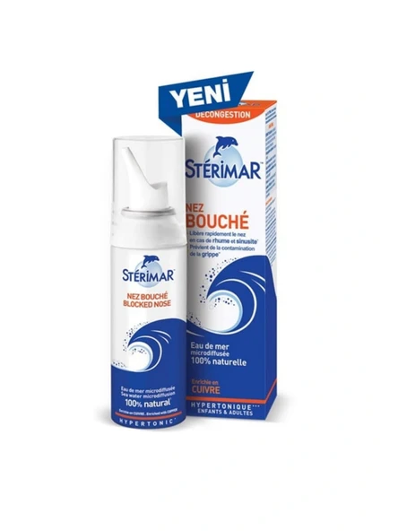 Sterimar Burun Spreyi Blocked Nose Hipertonik 100 ml ürün görseli