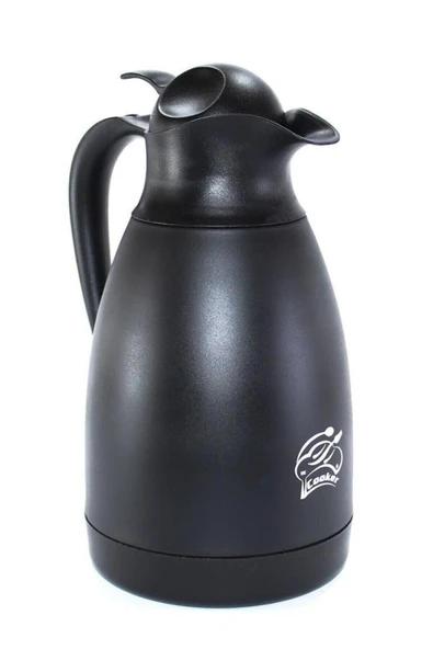 Cooker 2034 Siyah Bitter Serisi Çelik Termos 1.5 Litre - 1
